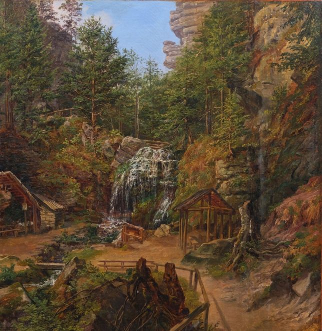 Der Amselfall in der Sächsischen Schweiz von Matthias Rudolf