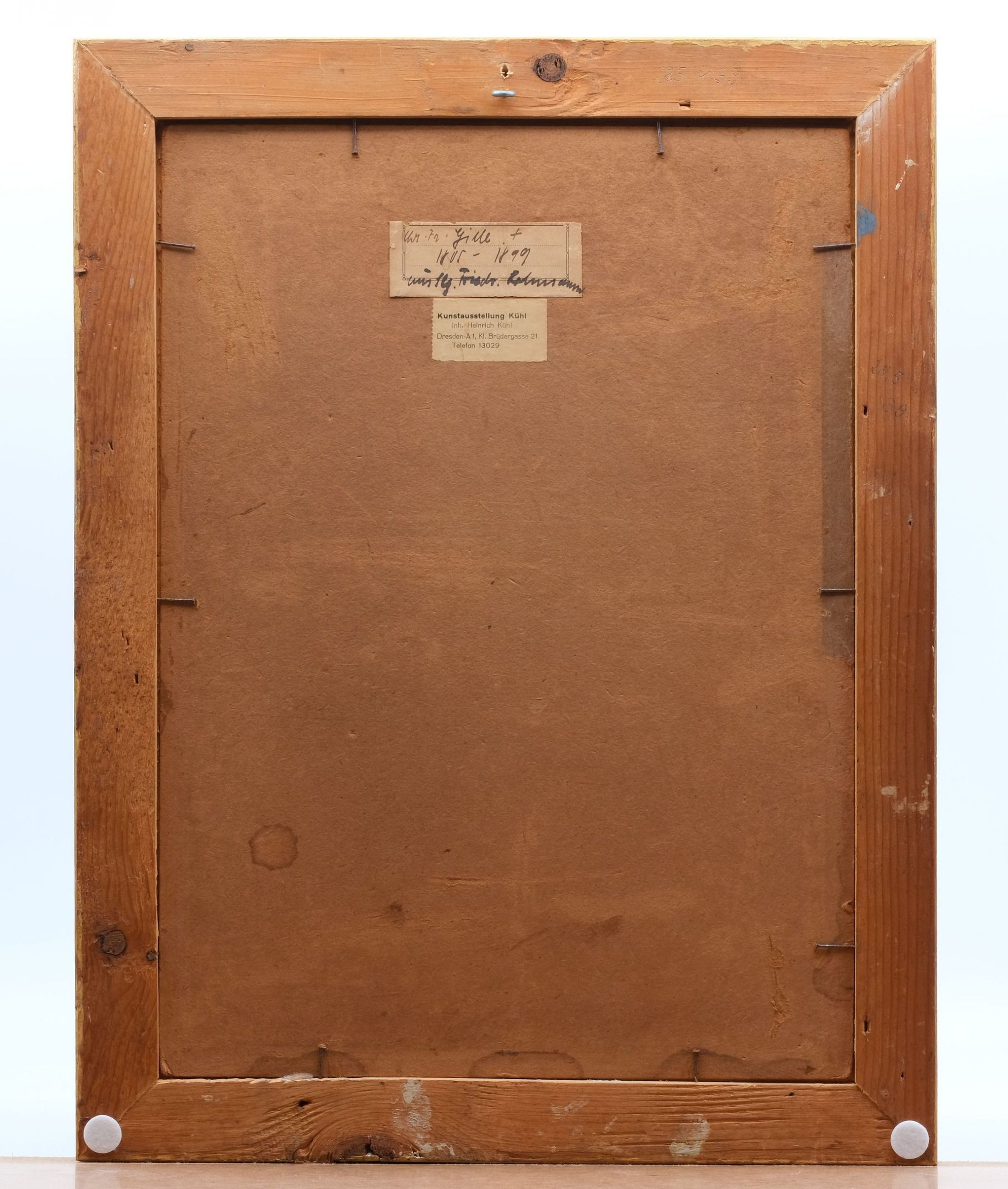 Gemälde Alte Parkmauer von Christian Friedrich Gille, Dresden