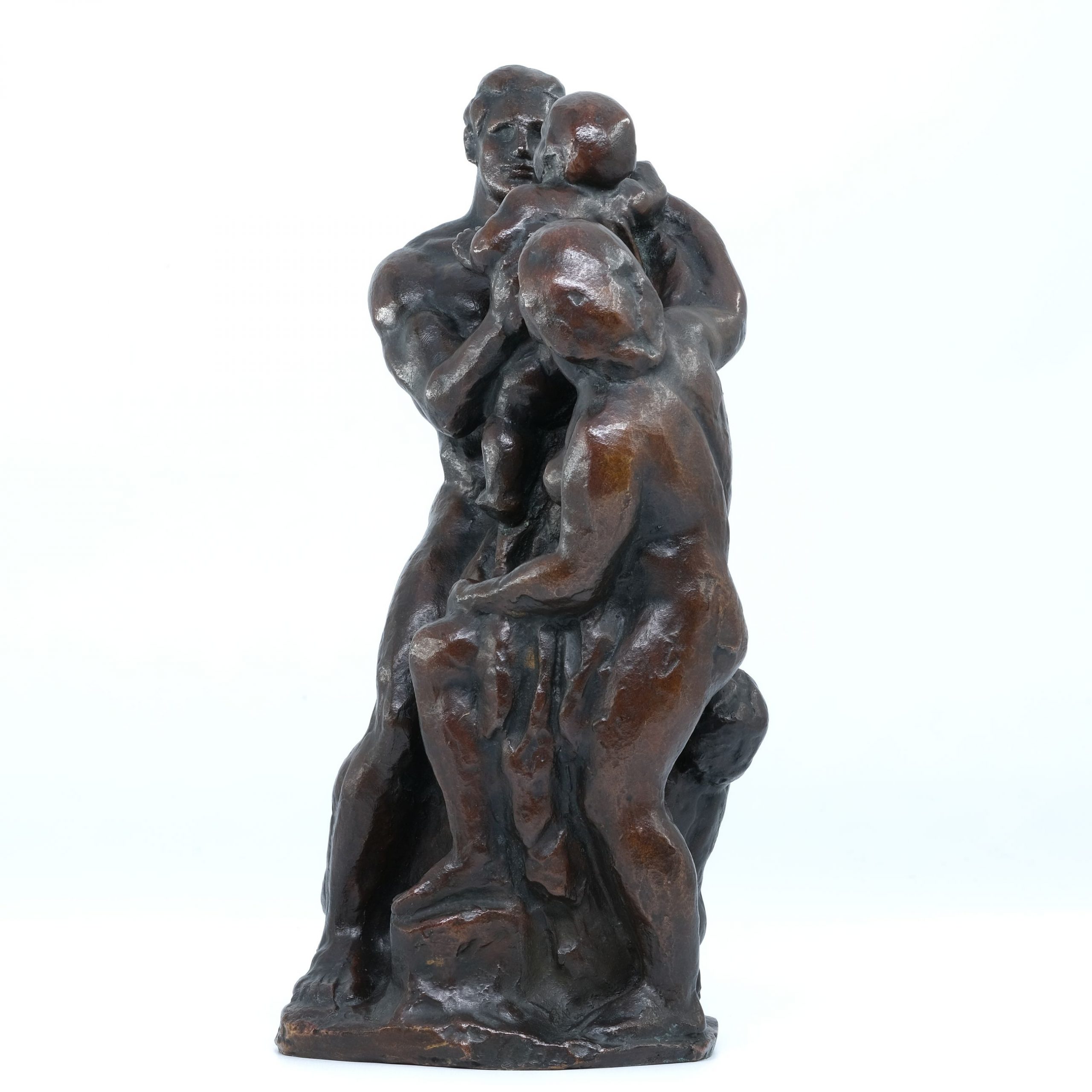 Bronze Die Familie von Edmund Moeller, Dresden