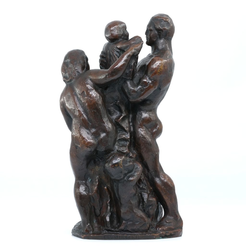 Bronze Die Familie von Edmund Moeller, Dresden