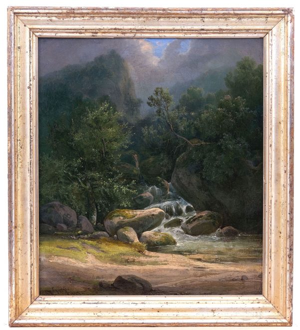 Gemälde Landschaft von Friedrich Otto Georgi, Dresden