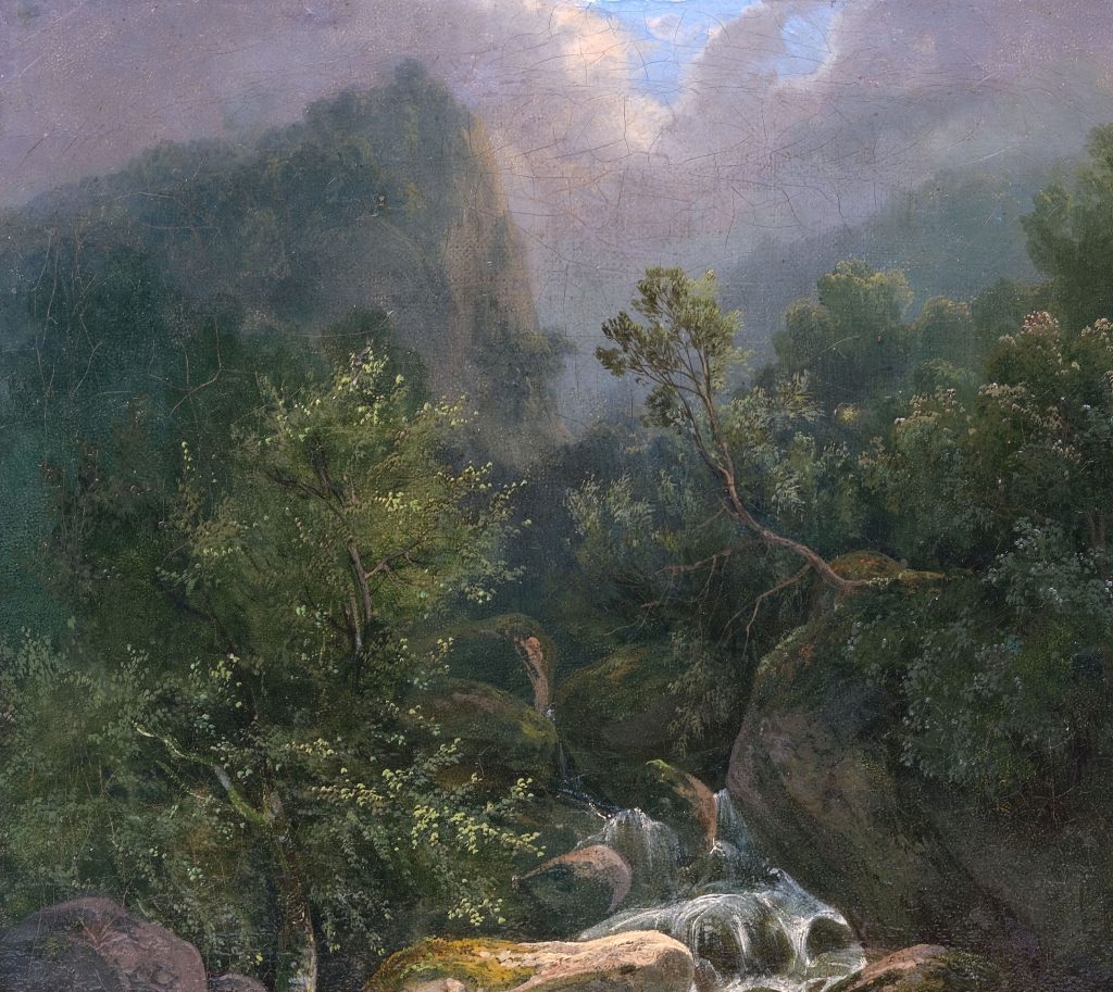 Gemälde Landschaft von Friedrich Otto Georgi, Dresden