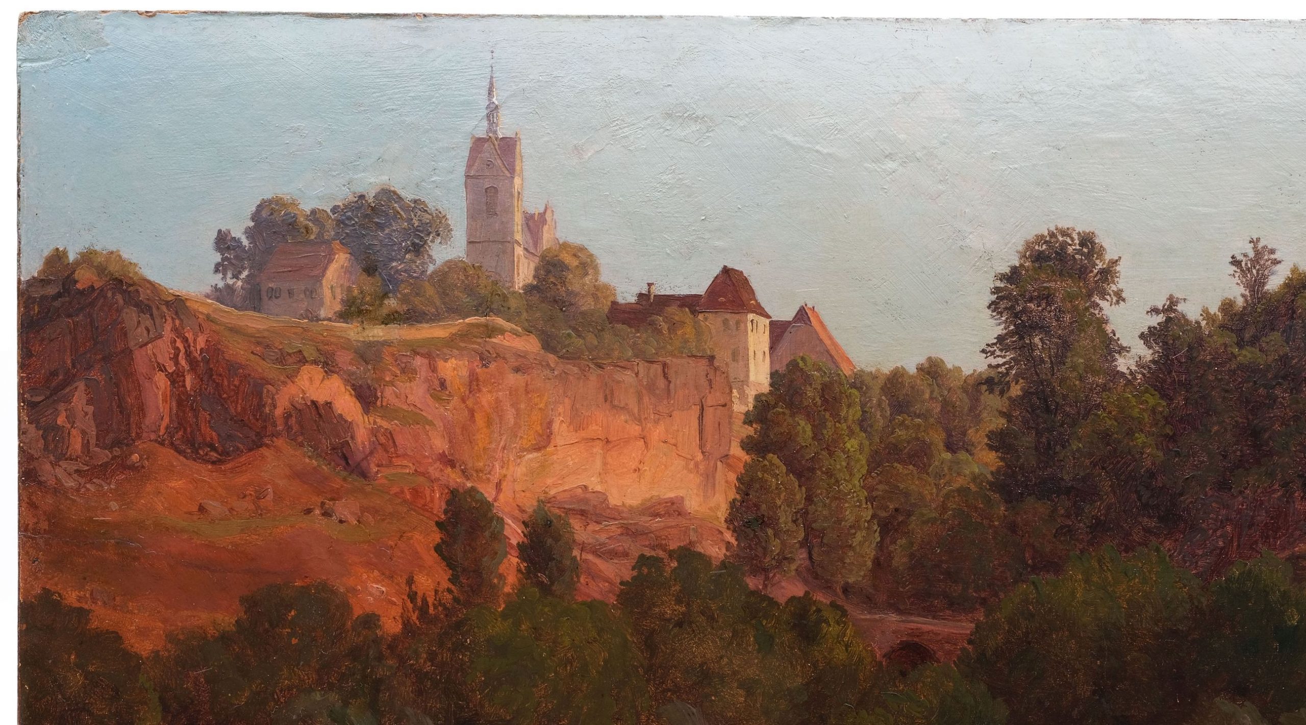 Gemälde Zscheila bei Meissen von Gustav Friedrich Papperitz, Dresden