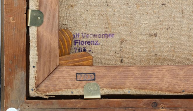 Gemälde Liegende Akte von Ludolf Verworner