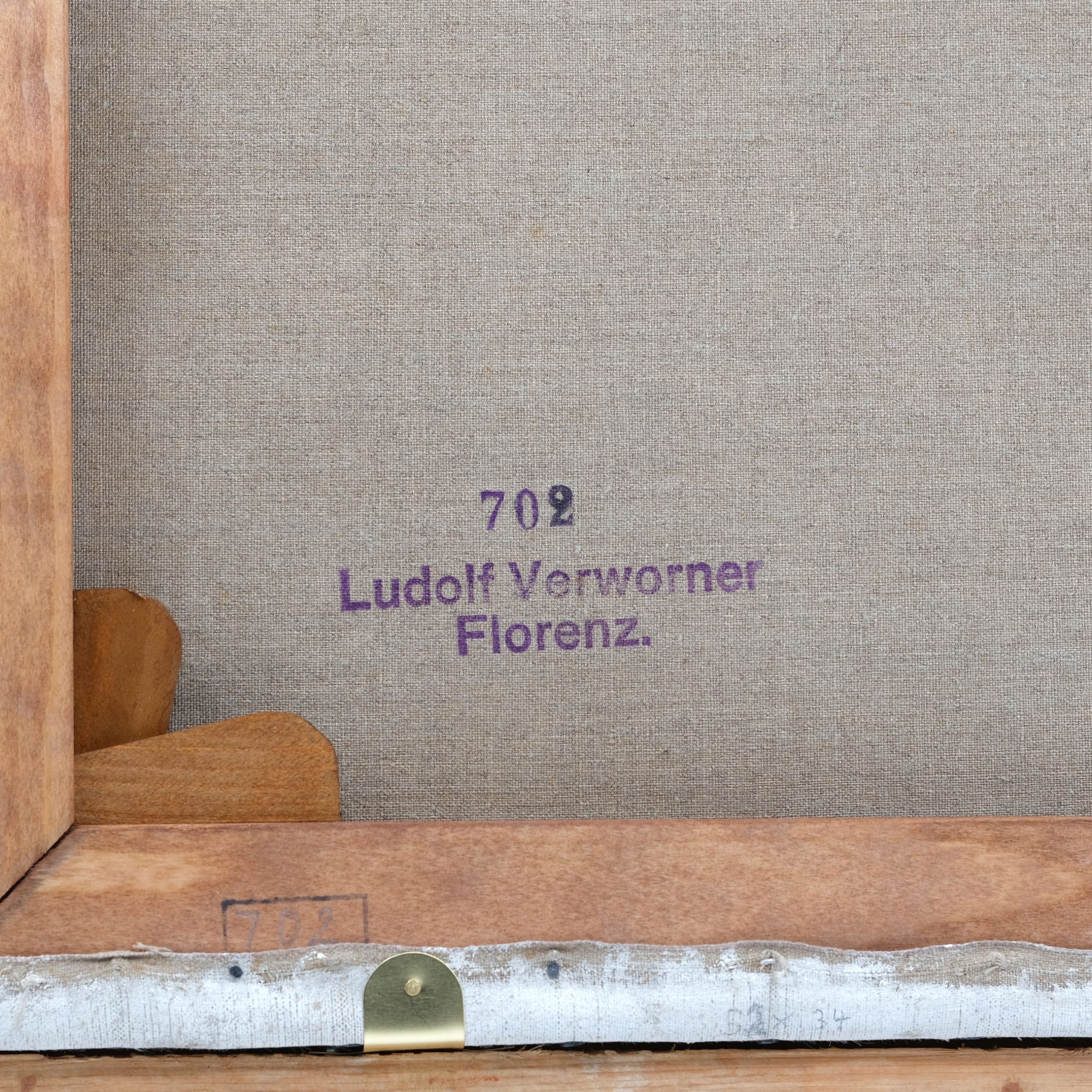 Gemälde Ruhende Akte im Wald von Ludolf Verworner