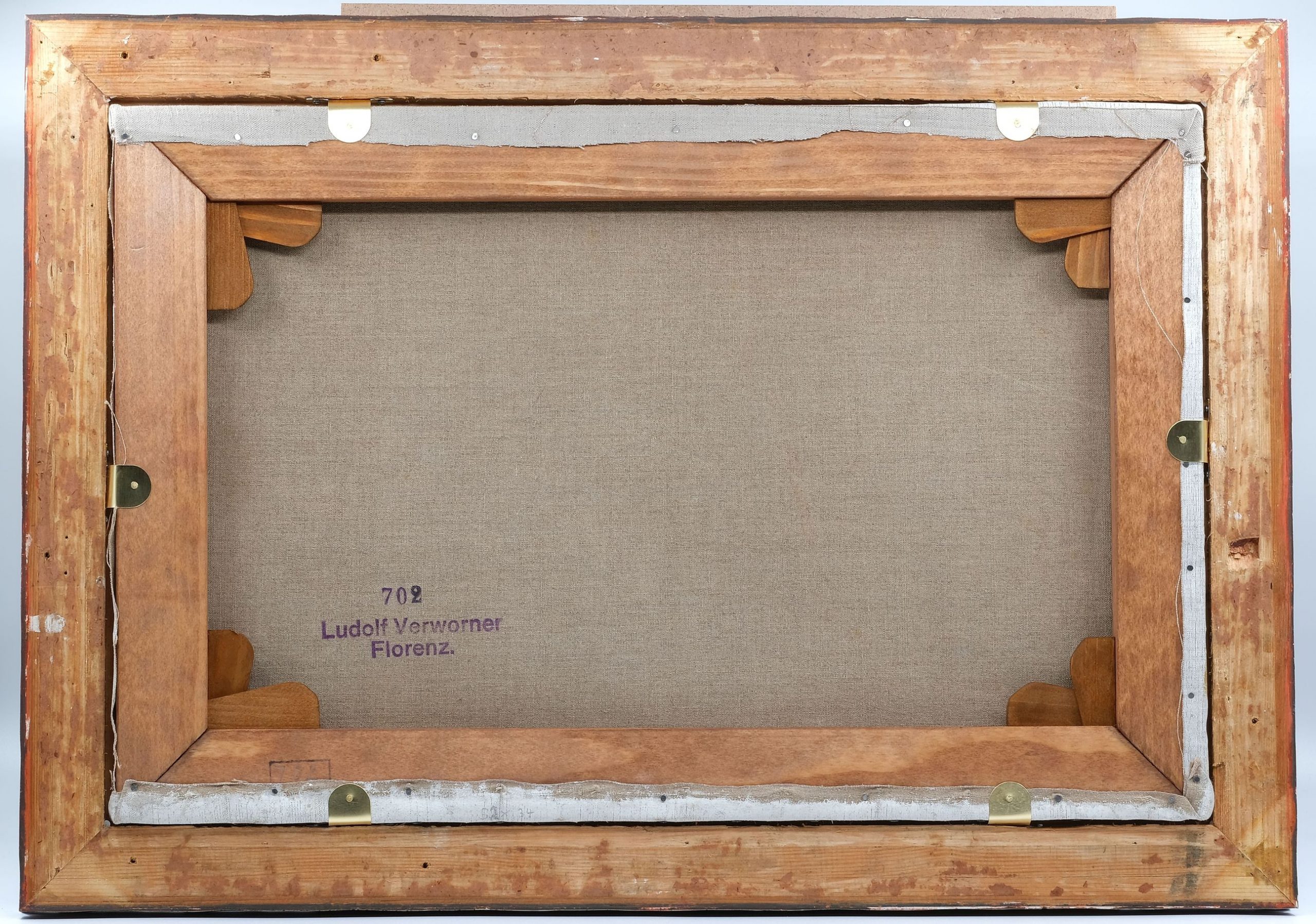 Gemälde Ruhende Akte im Wald von Ludolf Verworner