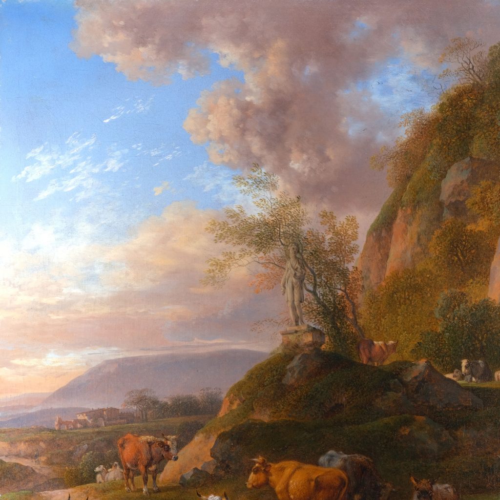 Hirtenknabe Italienische Landschaft Johann Christian Klengel Kunsthandlung Kühne