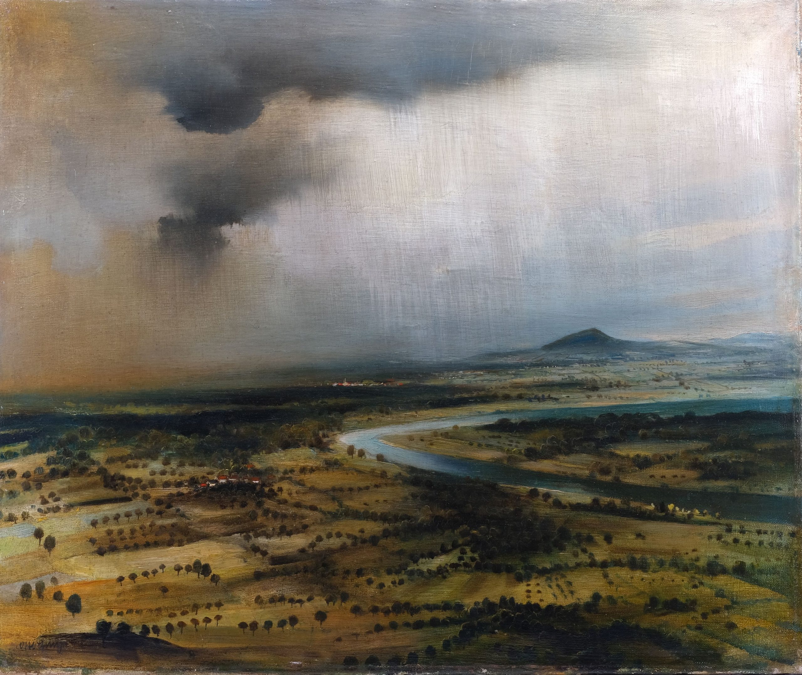 Otto Lange Schweres Wetter Kunsthandlung Kühne