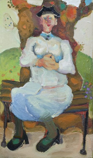 Andreas Thieme Frau im Park Andreas Thieme