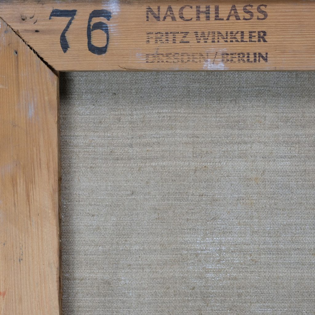Fritz Winkler Waldarbeiter Kunsthandlung Kühne