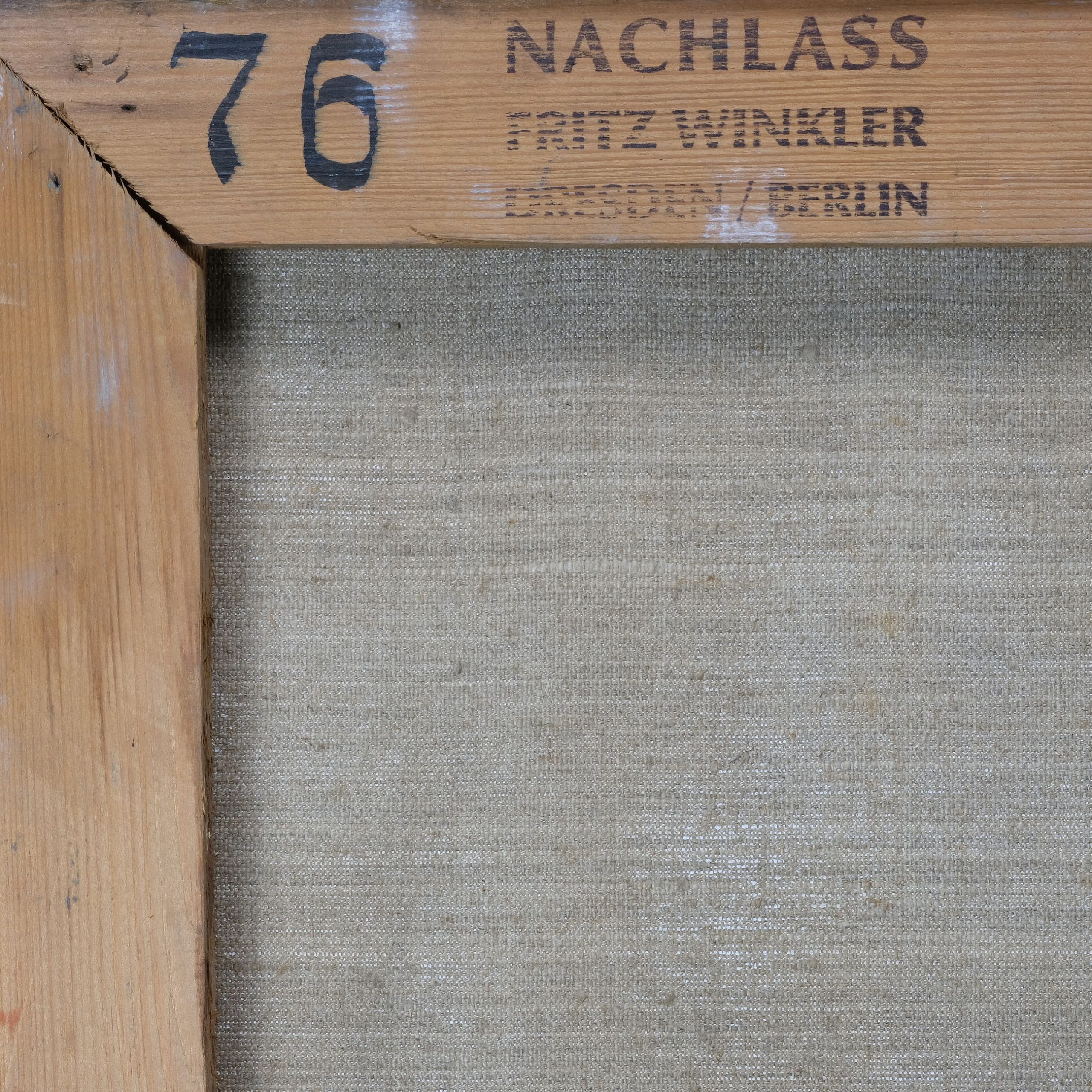 Fritz Winkler Waldarbeiter Kunsthandlung Kühne