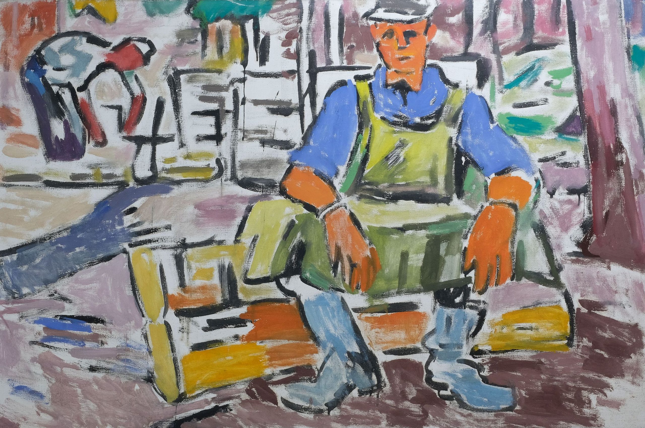 Fritz Winkler Waldarbeiter Kunsthandlung Kühne