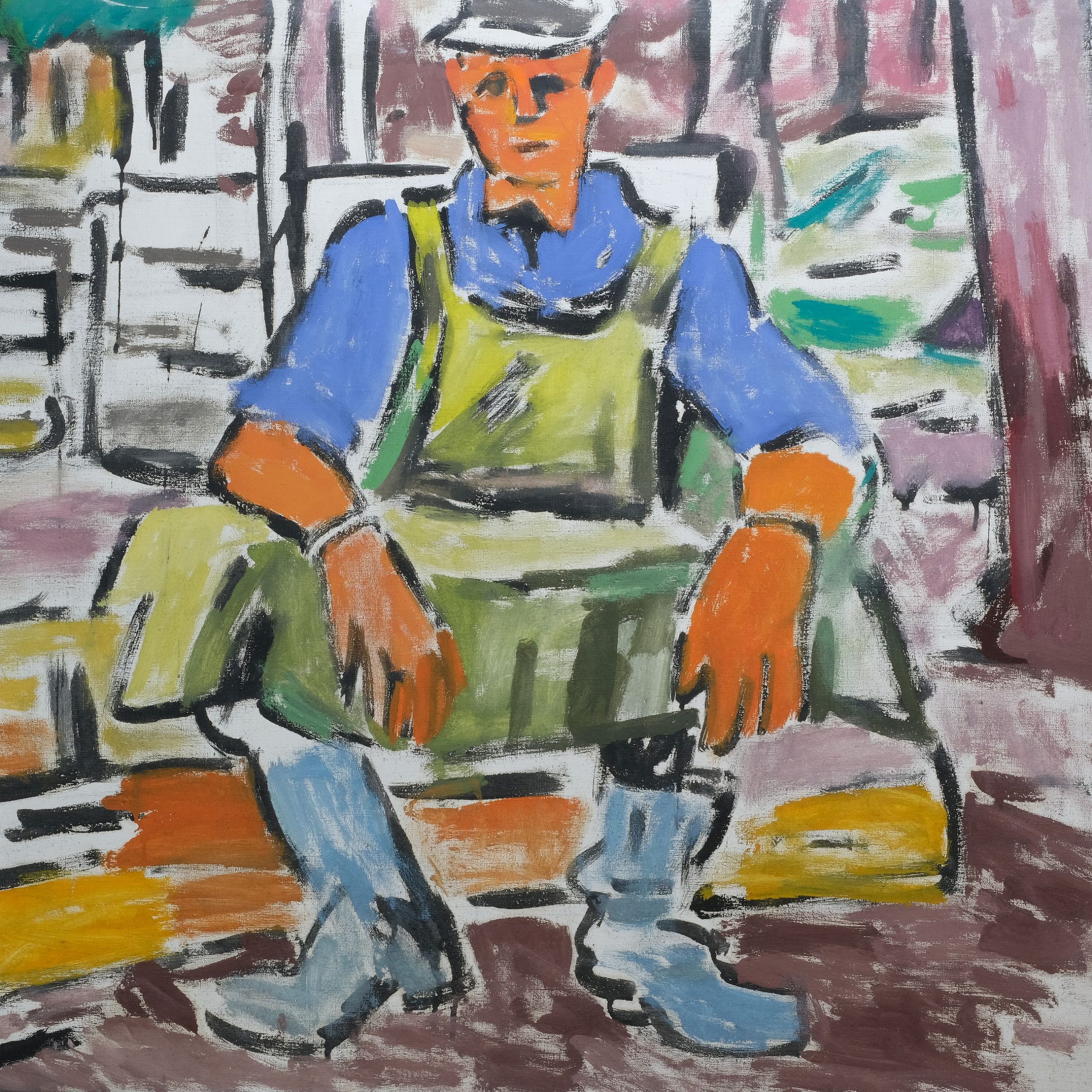 Fritz Winkler Waldarbeiter Kunsthandlung Kühne