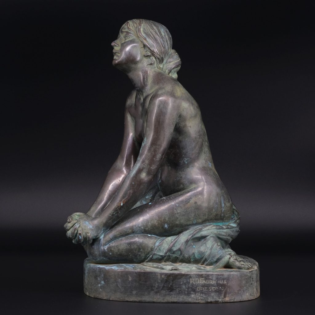 Richard Daniel Fabricius Mädchen Kunsthandlung Kühne