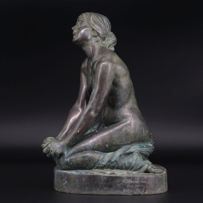 Richard Daniel Fabricius Mädchen Kunsthandlung Kühne