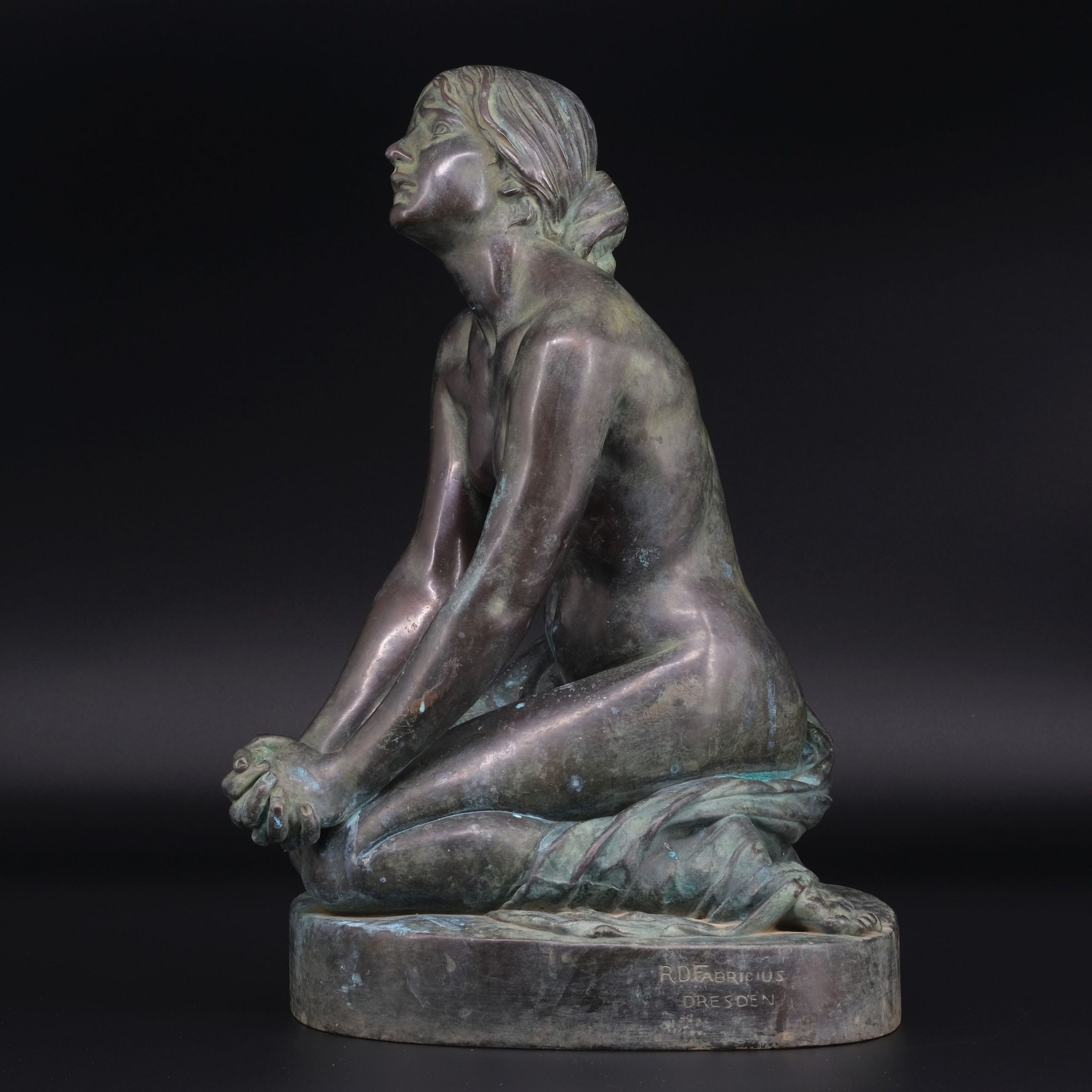 Richard Daniel Fabricius Mädchen Kunsthandlung Kühne