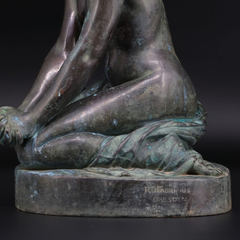 Richard Daniel Fabricius Mädchen Kunsthandlung Kühne