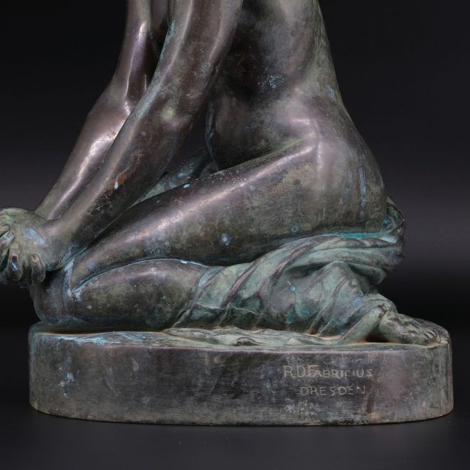 Richard Daniel Fabricius Mädchen Kunsthandlung Kühne