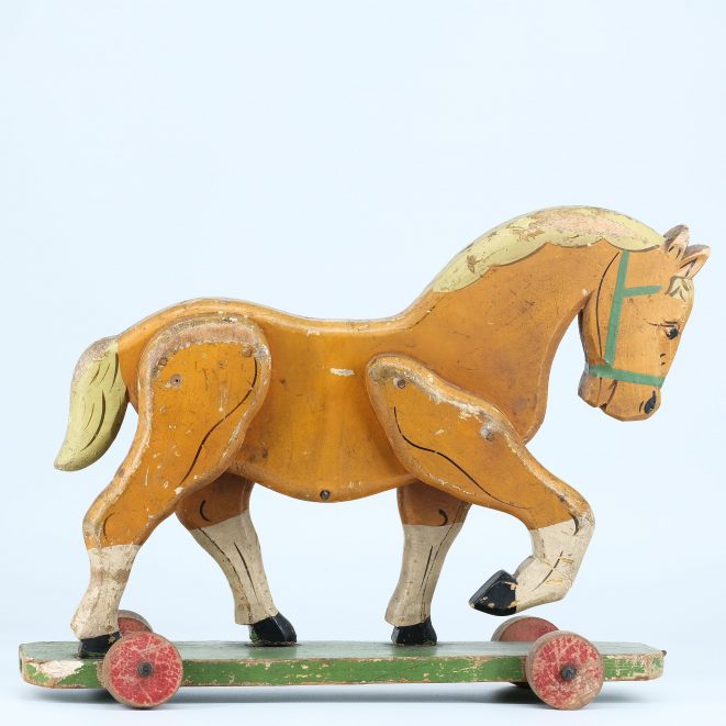 Holzpferd Deutsch Kunsthandlung Kühne