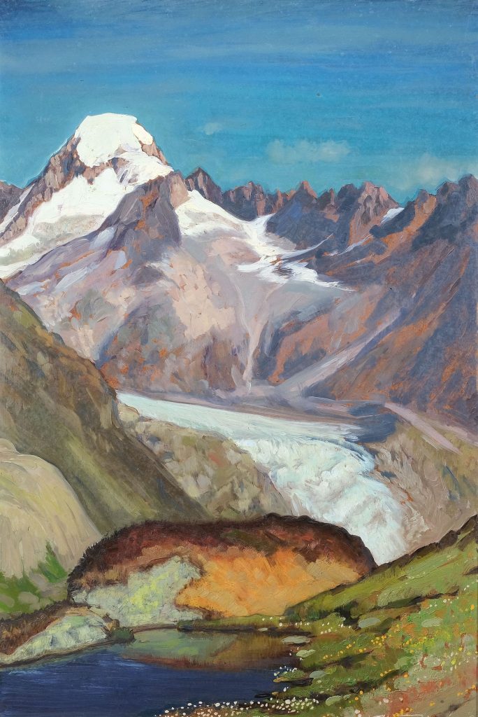 Hanns Herzing Gebirgslandschaft Kunsthandlung Kühne