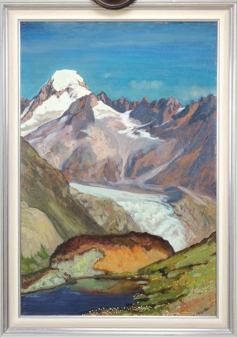 Hanns Herzing Gebirgslandschaft Kunsthandlung Kühne