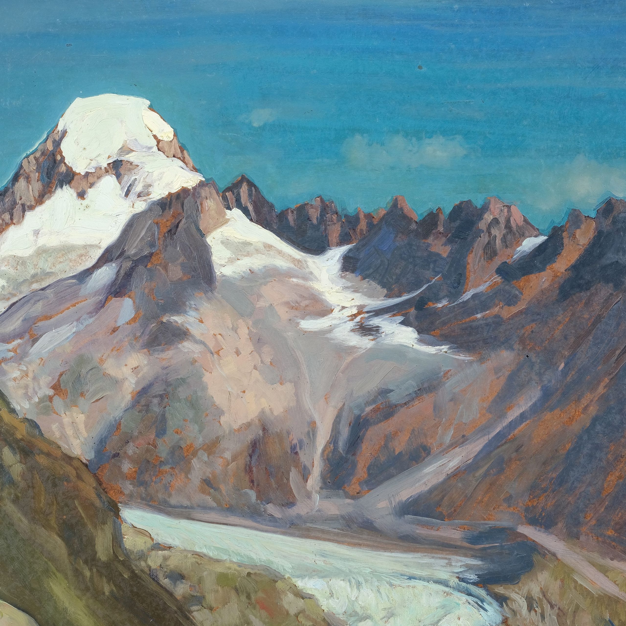 Hanns Herzing Gebirgslandschaft Kunsthandlung Kühne