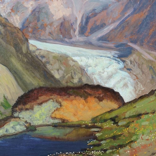 Hanns Herzing Gebirgslandschaft Kunsthandlung Kühne