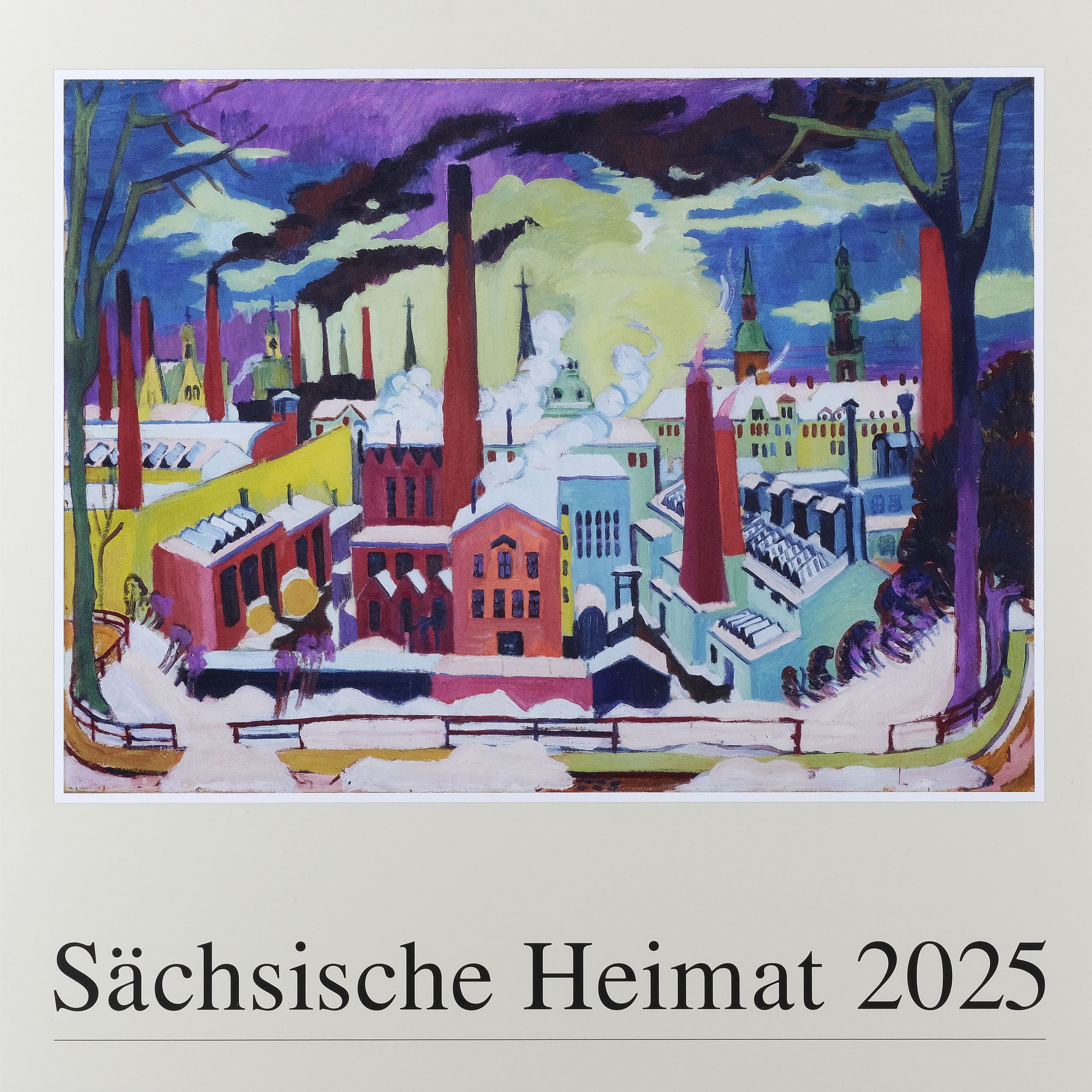 Sächsische Heimat Kalender 2025 Kunsthandlung Kühne