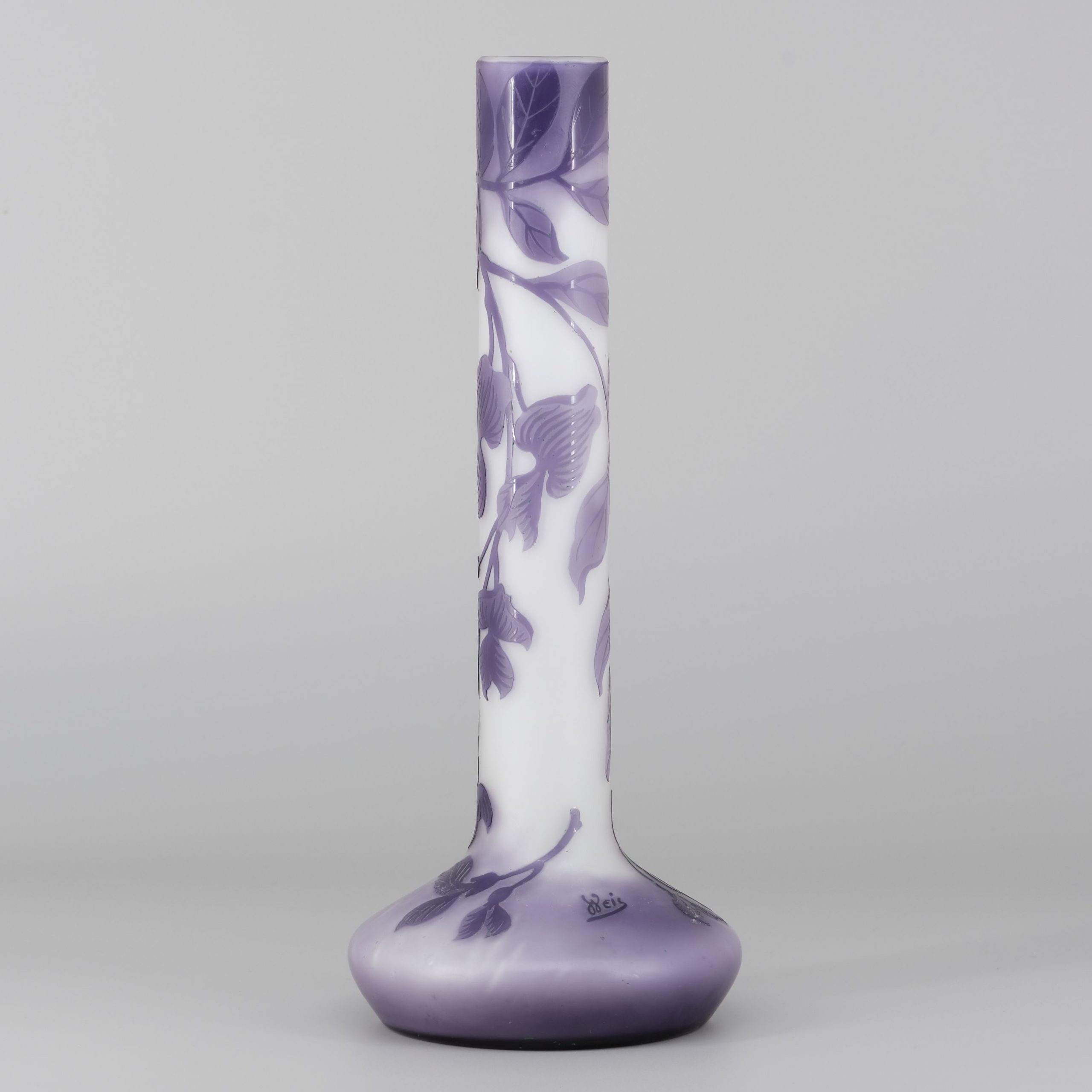 Beckmann & Weis Jugendstilvase Dresden Kunsthandlung Kühne