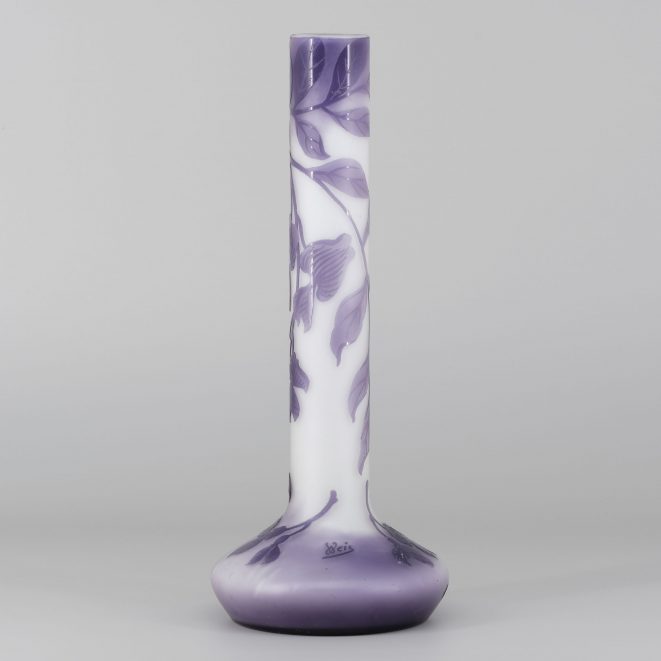 Beckmann & Weis Jugendstilvase Dresden Kunsthandlung Kühne