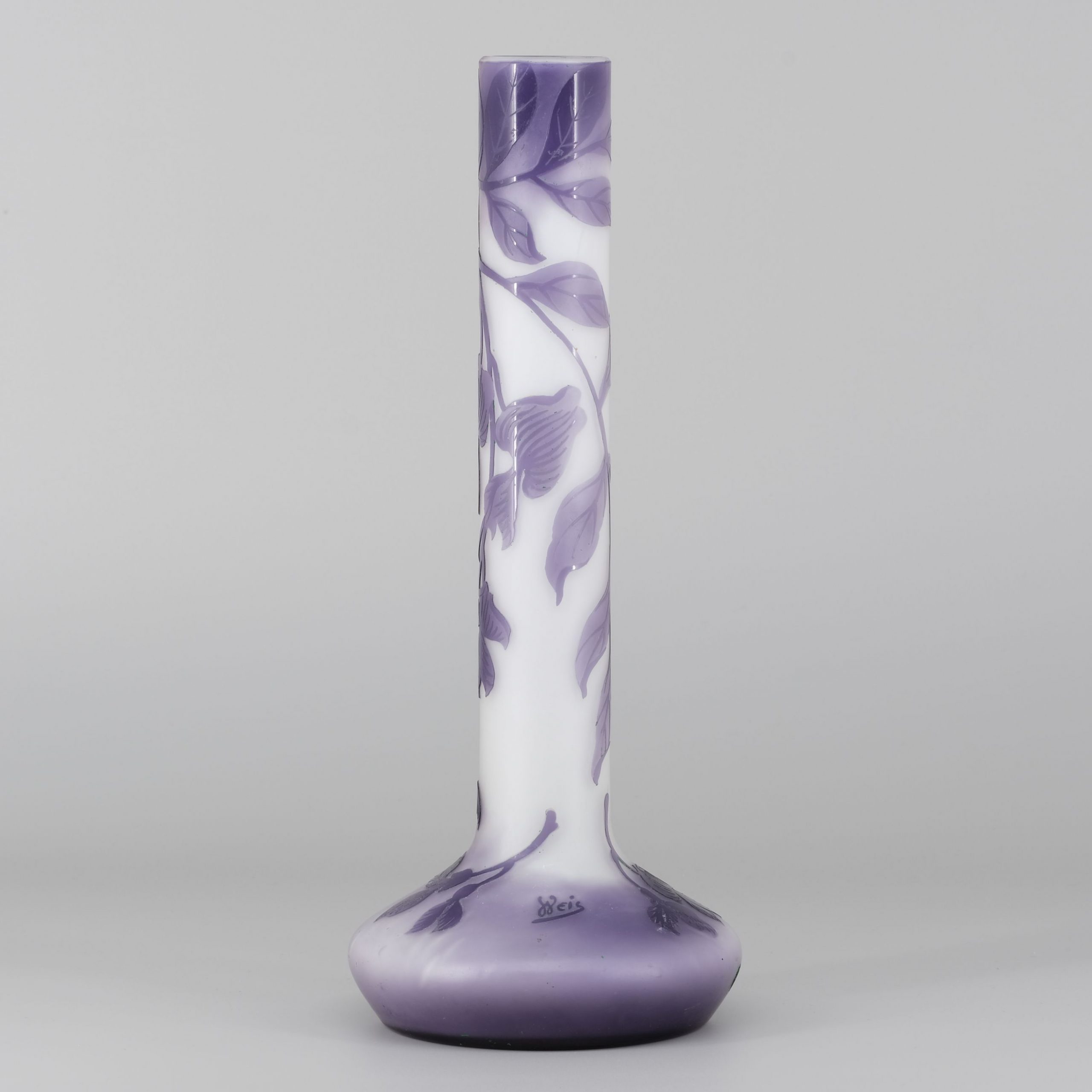 Beckmann & Weis Jugendstilvase Dresden Kunsthandlung Kühne