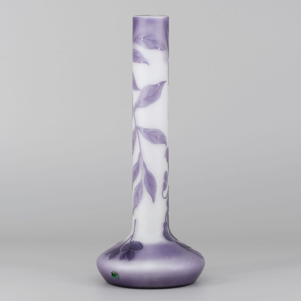 Beckmann & Weis Jugendstilvase Dresden Kunsthandlung Kühne