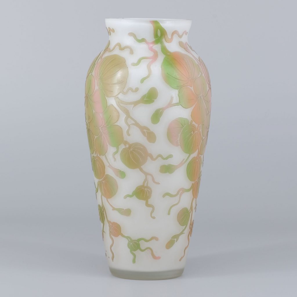 Beckmann & Weis Jugendstilvase Dresden Kunsthandlung Kühne