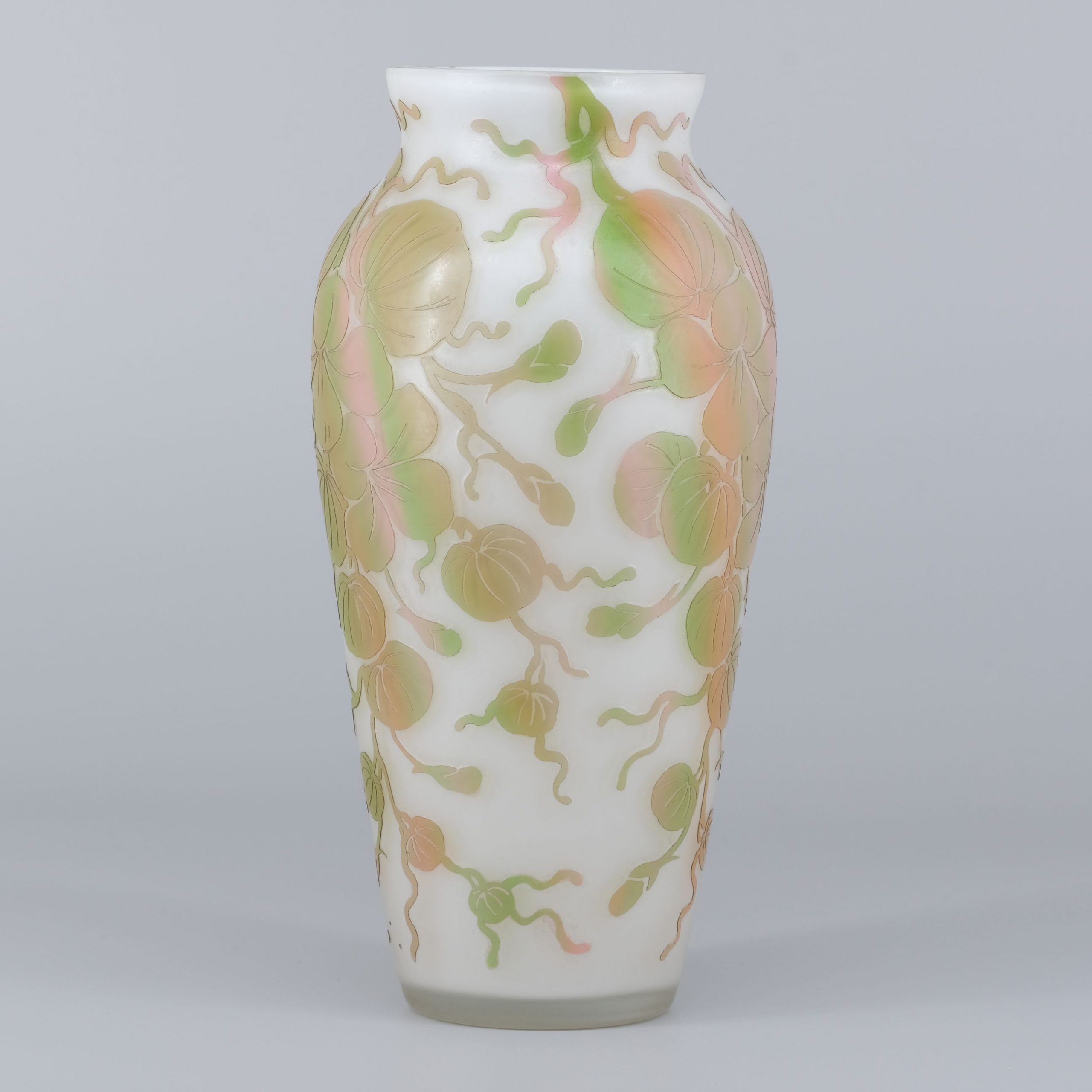 Beckmann & Weis Jugendstilvase Dresden Kunsthandlung Kühne