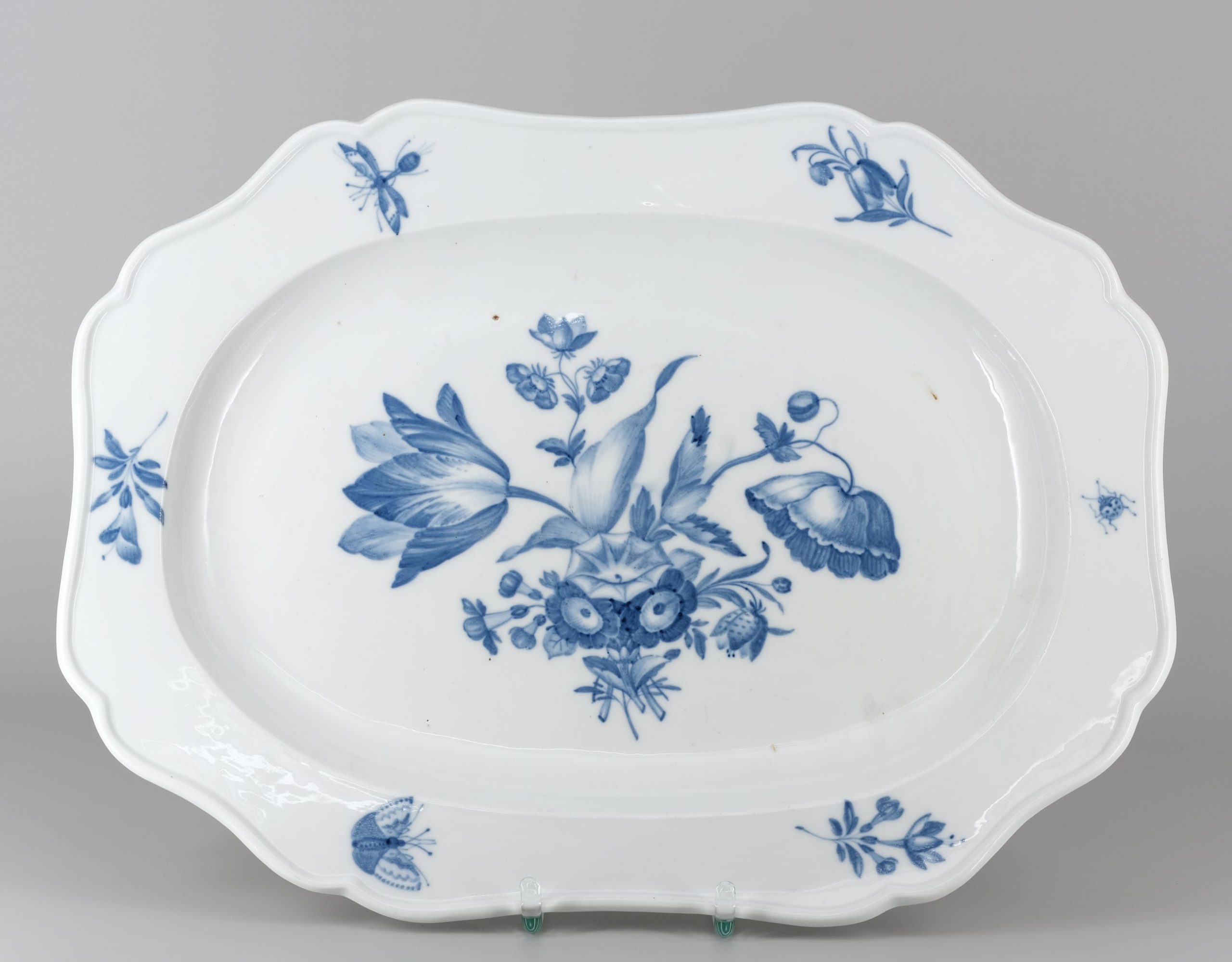 Platte Meissen Porzellan Deutsche Blume Kunsthandlung Kühne