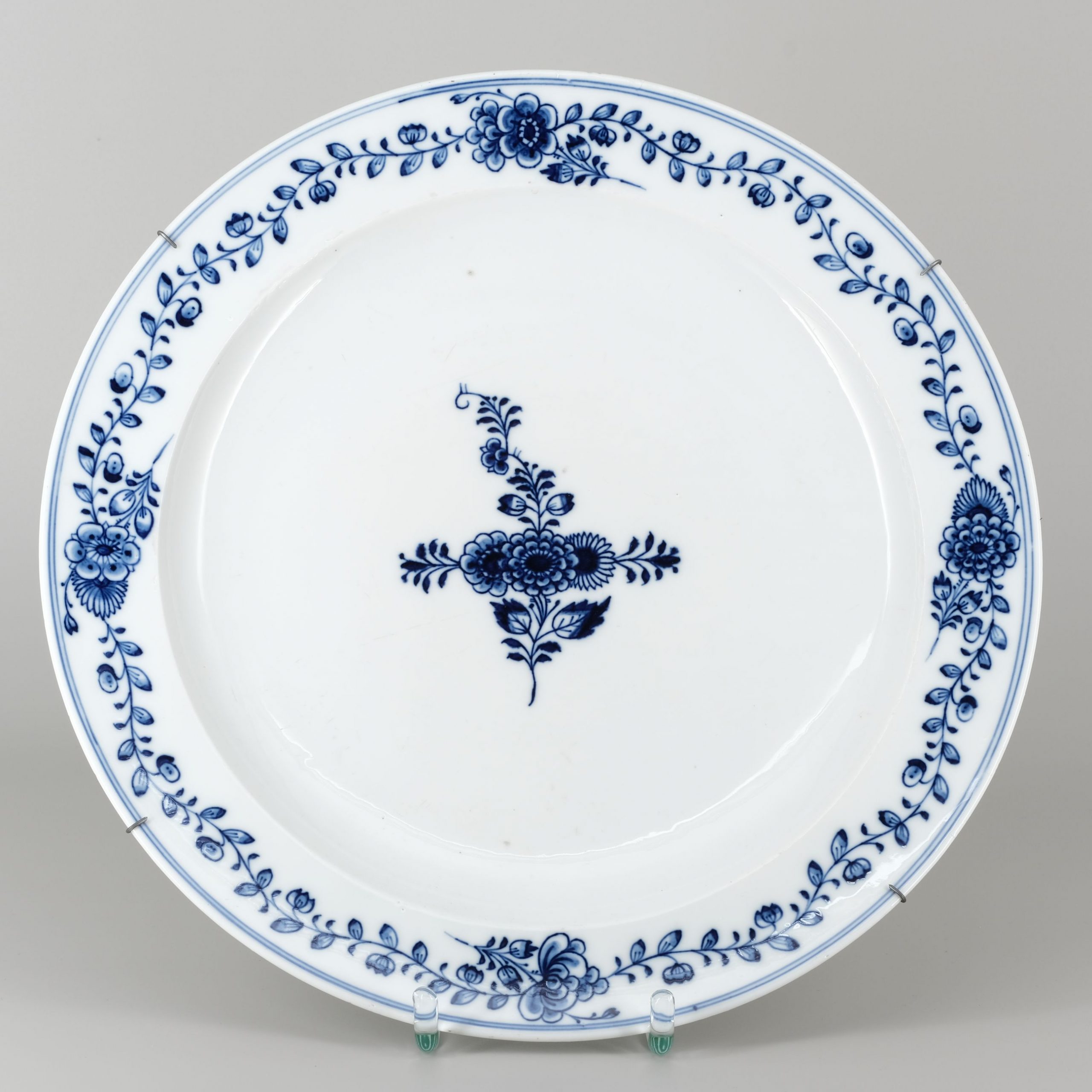 Teller Meissen Blumenkranz Kunsthandlung Kühne Dresden