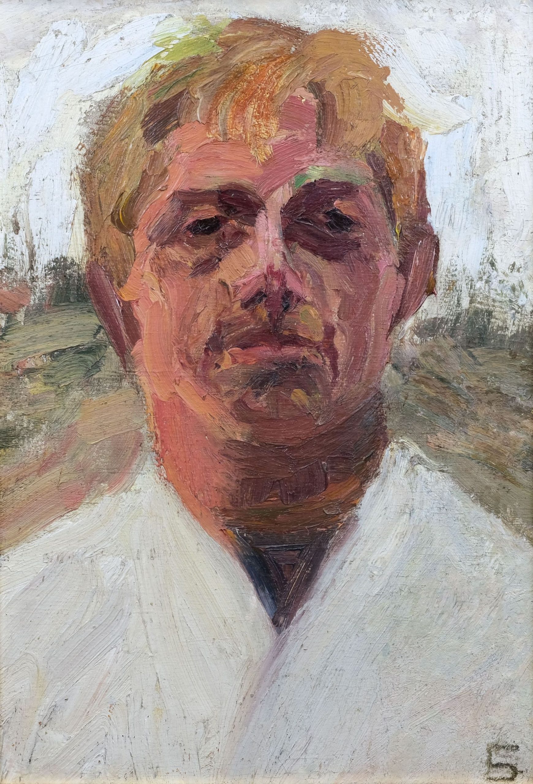 Gustav Schmidt Selbstbildnis Kunsthandlung Kühne