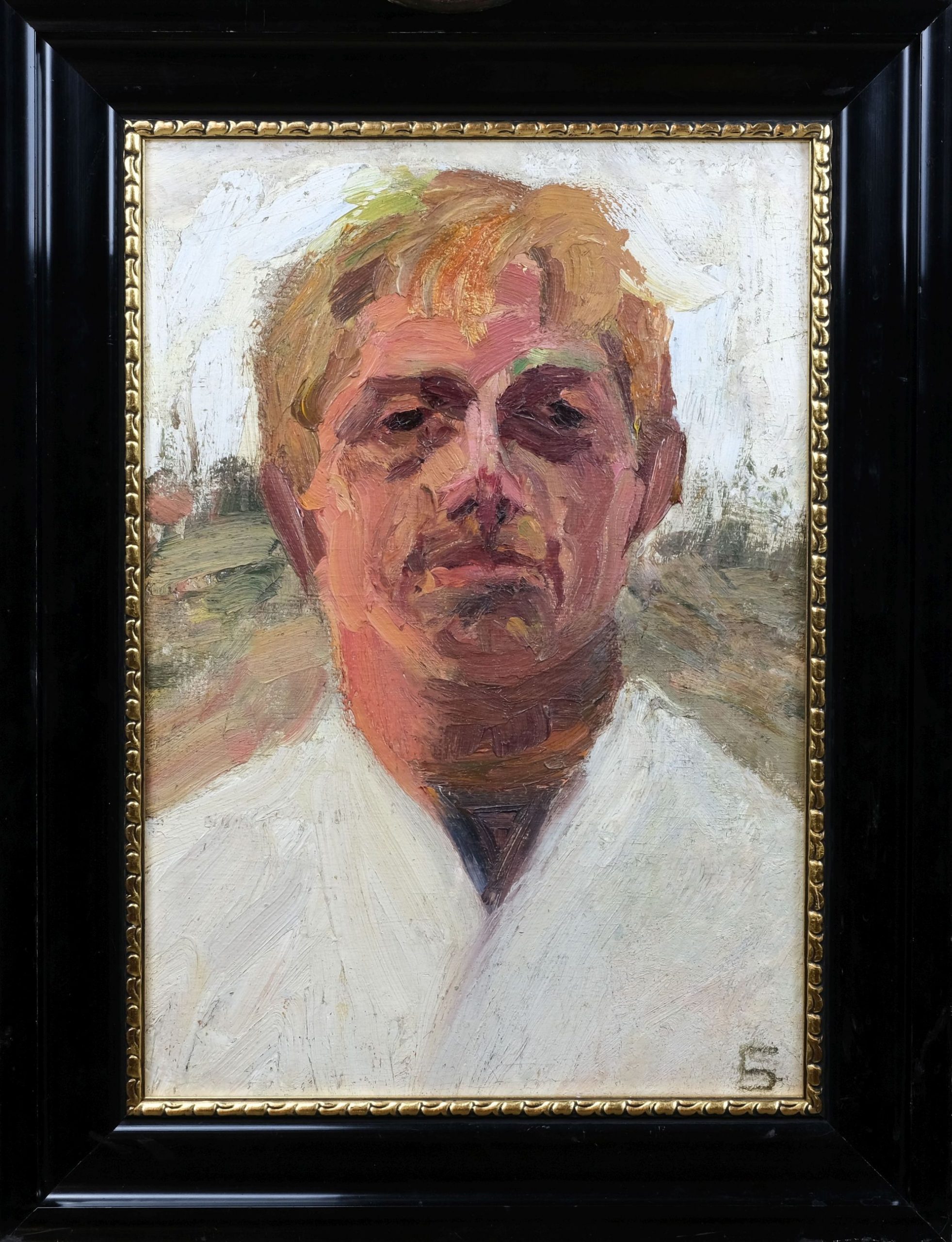 Gustav Schmidt Selbstbildnis Kunsthandlung Kühne