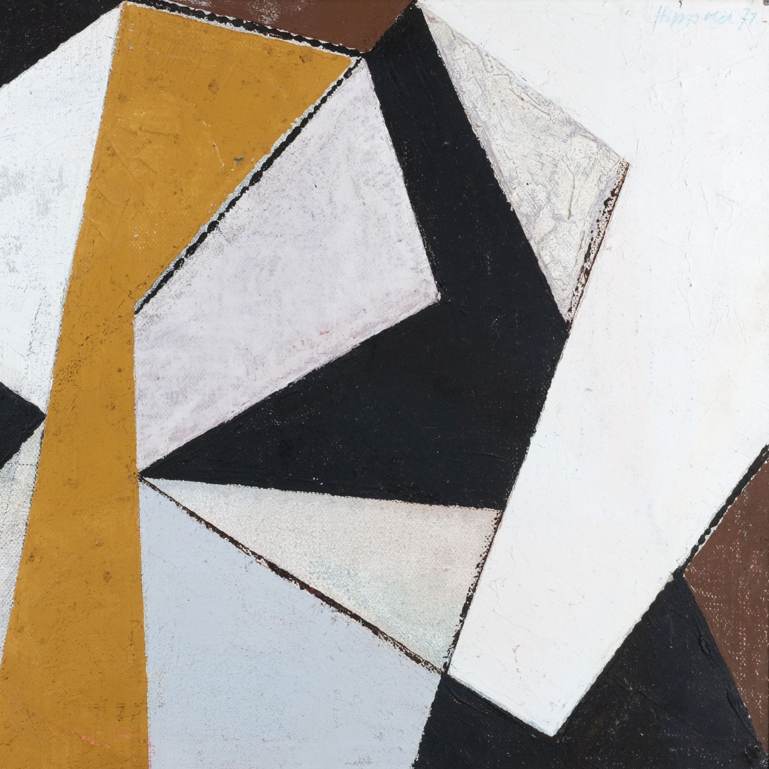 Erhard Hippold Abstrakte Komposition Kunsthandlung Kühne