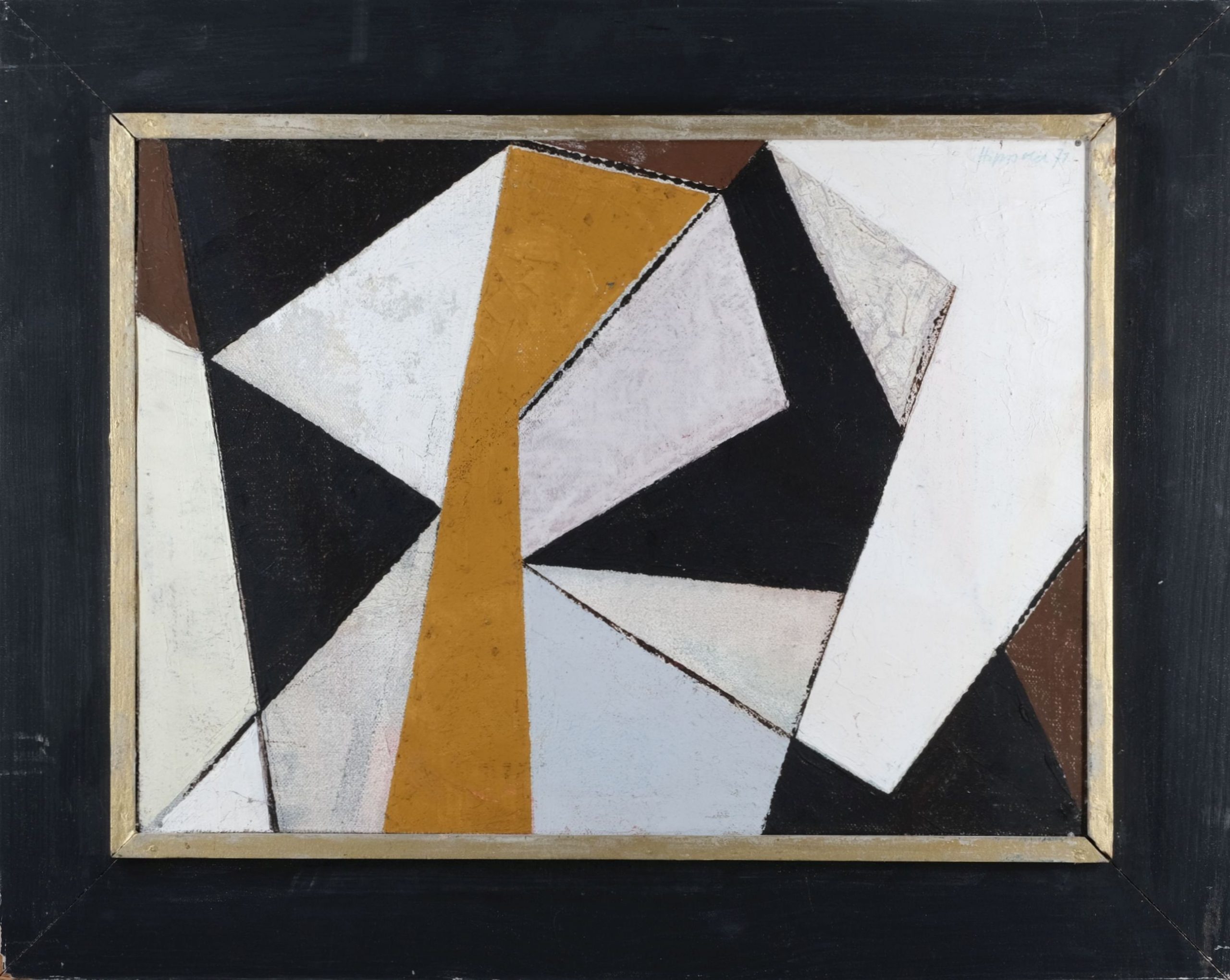 Erhard Hippold Abstrakte Komposition Kunsthandlung Kühne