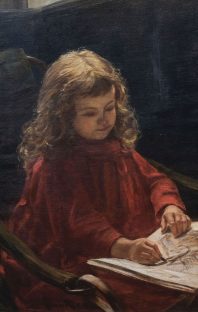 Zeichnendes Mädchen