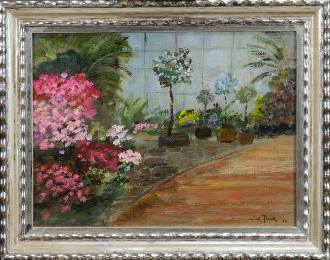 Joseph Amadeus Fleck Blüte in Orangerie Kunsthandlung Kühne
