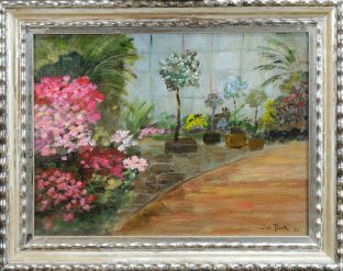 Blüte in Orangerie