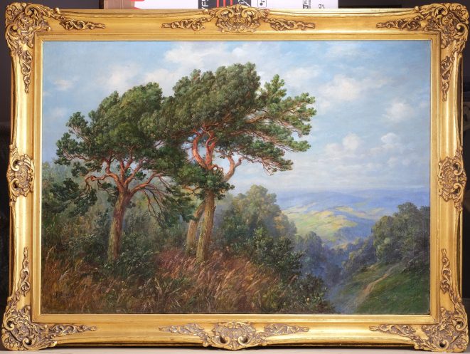 Friedrich Arnold Sächsische Landschaft Kunsthandlung Kühne