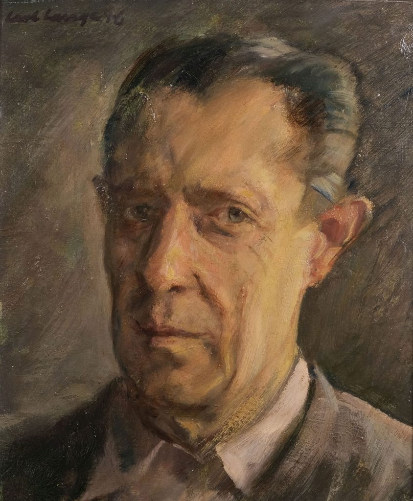 Carl Lange Selbstbildnis Chemnitz Kunsthandlung Kühne Dresden