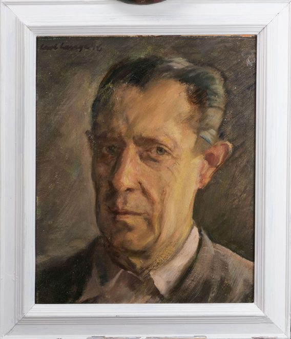 Carl Lange Selbstbildnis Chemnitz Kunsthandlung Kühne Dresden