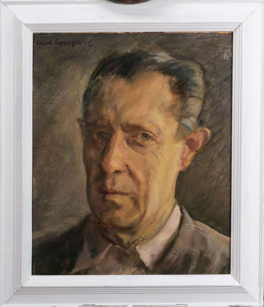 Carl Lange Selbstbildnis Chemnitz Kunsthandlung Kühne Dresden