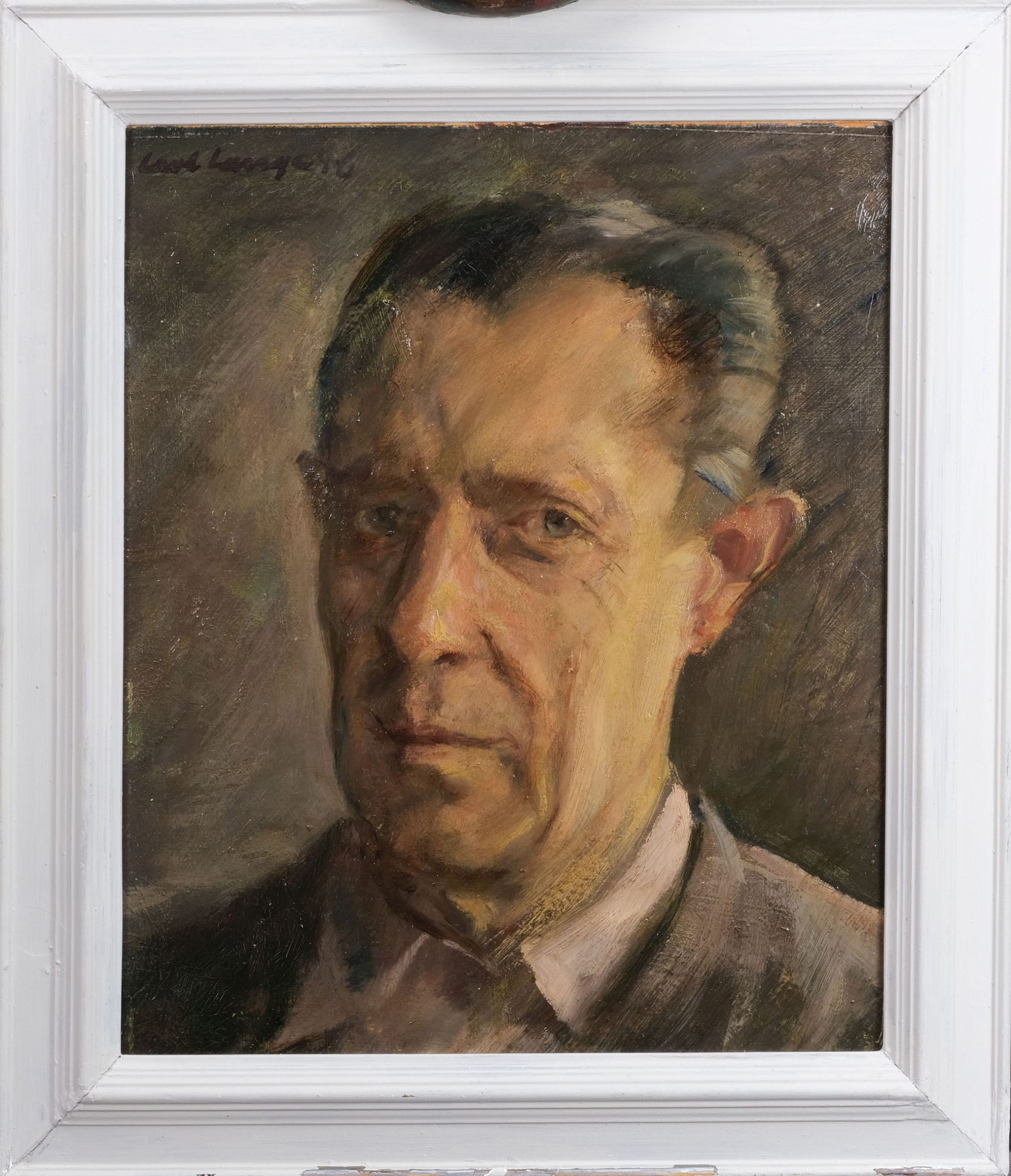 Carl Lange Selbstbildnis Chemnitz Kunsthandlung Kühne Dresden