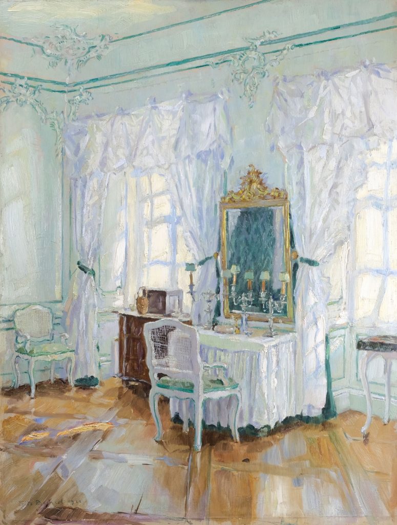Fritz Beckert Schlossinterieur Kunsthandlung Kühne