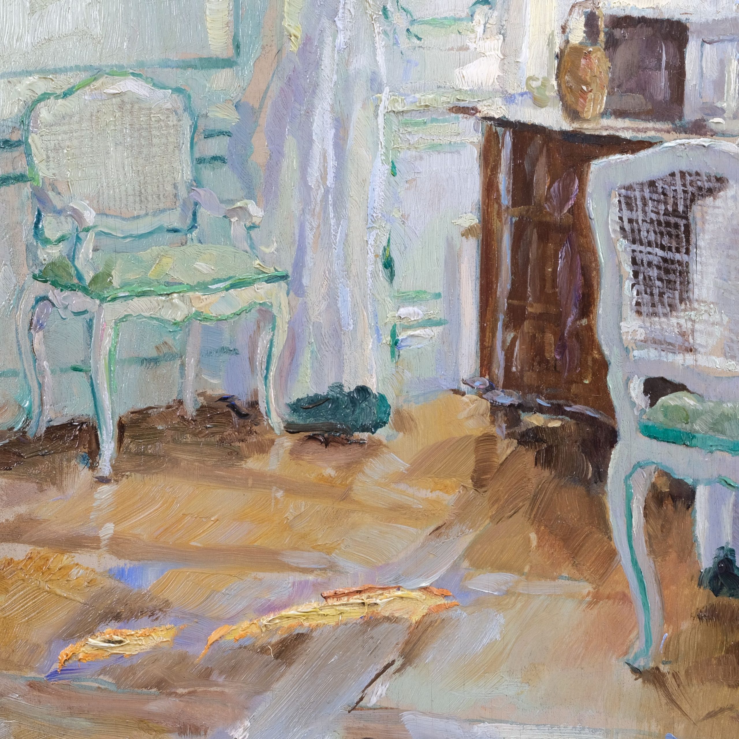 Fritz Beckert Schlossinterieur Kunsthandlung Kühne